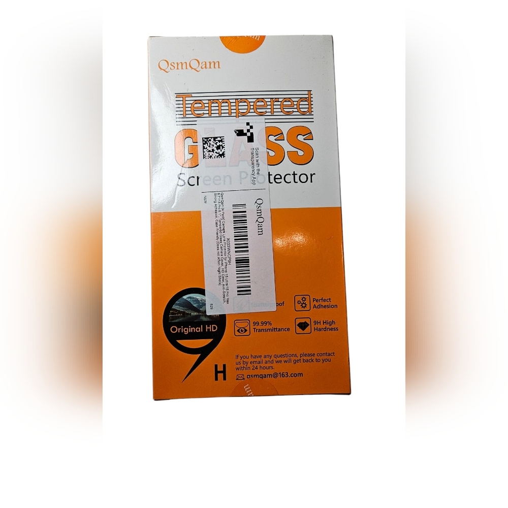 Tempered Glass Screen Protector - Orange